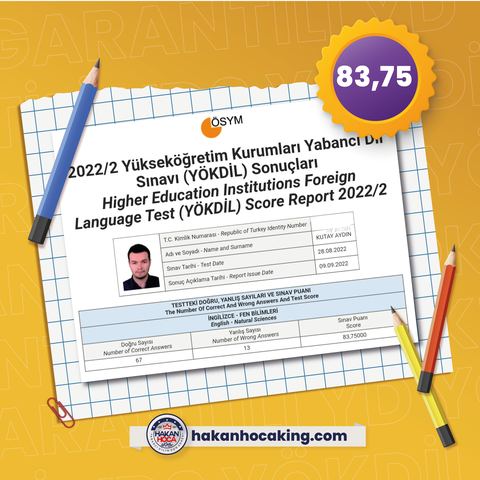 Öğrenci başarı sonucu 8