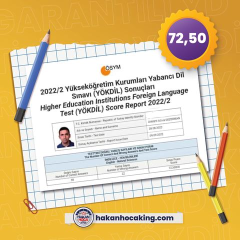 Öğrenci başarı sonucu 9