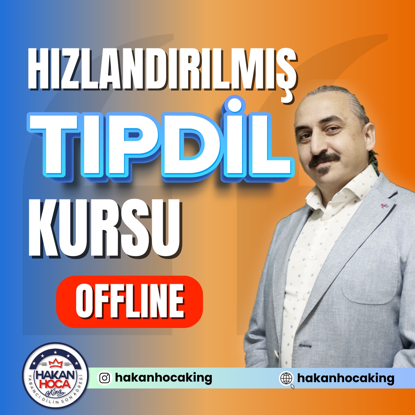 Hızlandırılmış Tıpdil Kursu (Offline)