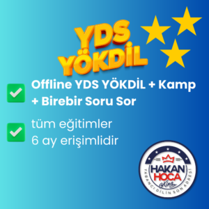 OFFLINE Yds Yökdil + Kamp + Birebir Soru Sor