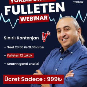 YÖKDİL ÖNCESİ FULLETEN WEBİNAR