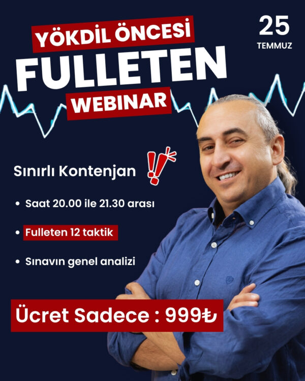 YÖKDİL ÖNCESİ FULLETEN WEBİNAR
