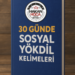 30 Günde Sosyal Yökdil Kelimeleri