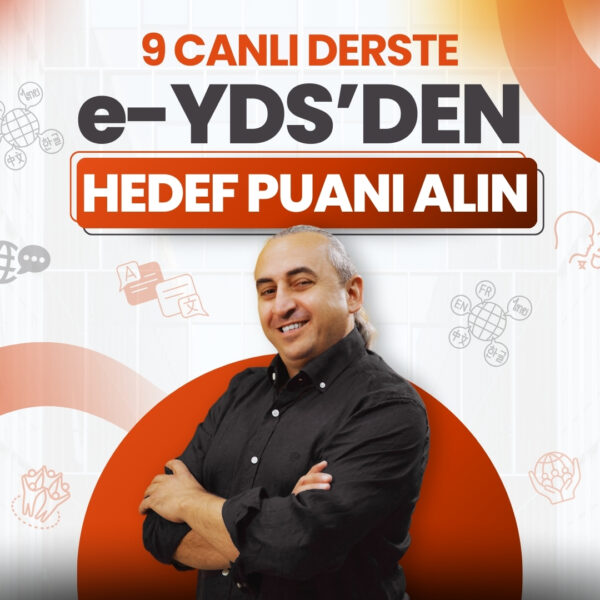 9 Canlı Ders'te e-YDS Hedef Puan