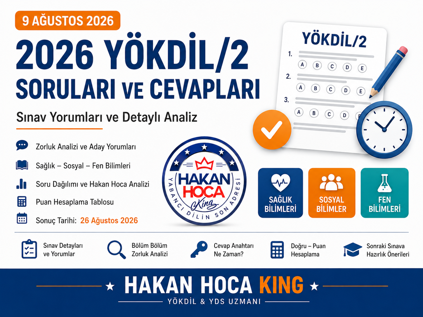 2026 YÖKDİL 2 soruları ve cevapları – 9 Ağustos sınav analizi